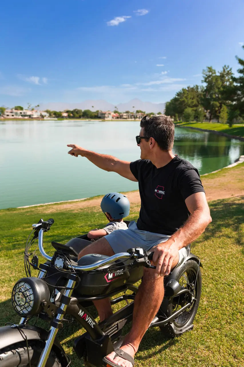 How cool are the new electric bikes with a passenger side car option?